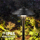 SUNVIE 4 Pack Low Voltage LED Pathway Lights – 150 lm 3 W Landscape Lighting