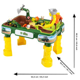 John Deere 2-in-1 Farm Sand & Water Play Table – Tractors, Animals & Removable Basins