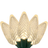 Wintergreen Lighting C9 Christmas Lights, 25-Ct 17FT LED String Lights for Holiday Decorations