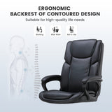 Mainstays Executive Ergonomic High Back Leather Chair