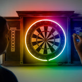 55" Color-Changing LED Dartboard Perimeter Light Strip, Battery-Powered