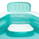 Funsicle Summer Escape 8.7ft Inflatable Family Pool with 4 Cushioned Seats
