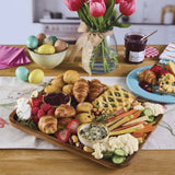 Farberware 11x14 Build-a-Board Bamboo Charcuterie Board, 6 Compartments