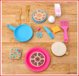 KidKraft Cook with Barbie Wooden Play Kitchen – Light-Up Oven, Sounds, Water-Reveal Food & 30 Accessories