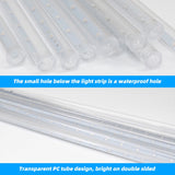 Meteor Shower LED String Lights, 20" 10-Tube, 540 LEDs, Connectable Indoor & Outdoor