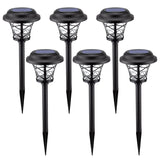GIGALUMI 6 Pack Solar Pathway Lights – 14.4 lm LED Garden Lights