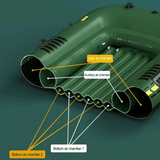 Portable Inflatable Fishing Boat with Oars & Hand Pump, Adult Inflatable Kayak Raft