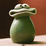 Growment Big Mouth Frog Family Garden Statues, Set of 3 Waterproof Resin Frog Figurines
