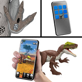 Jurassic World Rebirth Distortus Rex Rumble 'N Rampage Action Figure – 22" Interactive Dinosaur Toy