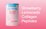 Vital Proteins Strawberry Lemonade Collagen Peptides Powder 1.7 lb, Grass-Fed Bovine Collagen Supplement