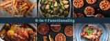 Ninja Crispi Pro 6-in-1 Glass Air Fryer, 1800W Countertop Oven with 2 Glass Bowls
