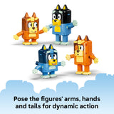LEGO Bluey Brick-Built Heeler Family – 466 Pieces, 4 Customizable Figures & Accessories, Ages 5+