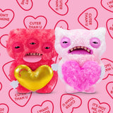 Fuggler Love Fugg 9" Annoyed Alien Plush Red, Funny Ugly Monster Toy ZURU