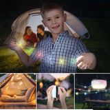 Bell + Howell 50 ft Retractable Camping String Lights, 125 LED Color Changing Outdoor Lights