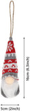 10-Pack Christmas Tree Hanging Gnome Ornaments – Swedish Plush Santa Elf Holiday Decorations