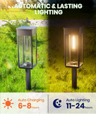 8 Pack Solar Pathway Lights – 30 lm Outdoor LED Landscape Lights