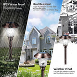8 Pack Solar Pathway Lights – 16 lm LED Landscape Lights