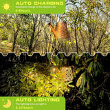 Solar Watering Can with Lights – Waterproof Solar Waterfall Garden Lantern with LED String Lights