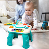12.6" Musical Learning Table Set – 7-in-1 Ocean Activity Center for Babies 6–36 Months, Green