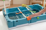 EastPoint Sports 5-in-1 Tabletop Stadium Games with Football, Slide Hockey, Billiards, Foosball and Basketball