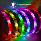 Monster Smart 25 ft LED Strip Lights, Multicolor RGB Color Flow LED Light Strip