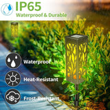6 Pack Solar Pathway Lights, Outdoor Solar Powered LED Landscape Lighting