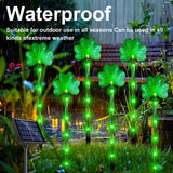 6 Pack Solar Shamrock Lights – St. Patrick's Day Outdoor Decorations Garden Stake Lights