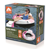Ozark Trail Rapid Rider Single River Tube 48" with Mesh Seat, Backrest & Cup Holder