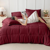 Lightweight Cooling Quilted Comforter, All Season Down Alternative Duvet