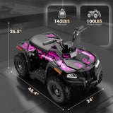 HOVER HEART 36V 500W Electric Youth ATV with Dual Suspension & 10-Mile Range
