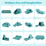 13-Piece INFANS Modular Kids’ Play Couch – Convertible Foam Fort-Building Sectional Sofa