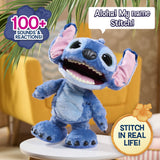 Disney Ultimate Stitch Interactive 17-Inch Plush Toy – 100+ Sounds & Reactions
