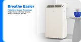 Midea DUO 12,000 BTU Smart Inverter Portable Air Conditioner – WiFi AC w/ Dehumidifier, Hose-in-Hose Design, Alexa/Google (MAP14AS1TWT-C)
