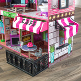 KidKraft Brooklyn Loft Wooden Dollhouse – 3 Levels, 6 Rooms & 25 Accessories with Lights and Sounds