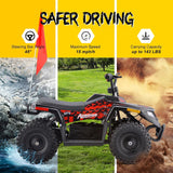 Arshin XW-A20 36V 500W Electric ATV, 10/15 mph Parent Speed Control and Dual Suspension