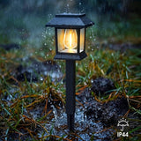 Maspost 12 Pack Solar Pathway Lights – Warm White LED Outdoor Landscape Lights