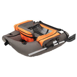 Miumaeov Inflatable Fishing Boat with Adjustable Backrest, Portable Float Tube