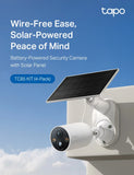 TP-Link Tapo 2K Solar Security Camera System 4-Pack – Wireless Cameras w/ Night Vision