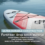 Hydro-Force Solara 10' Inflatable Stand Up Paddle Board Set with Paddle, Pump, Backpack & Leash