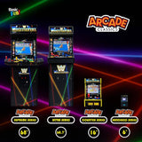 WWE Counter Series Tabletop Arcade Game with 4 Built-In Retro Games