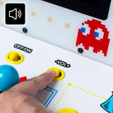 Arcade Classics Pac-Man Jr. Series Freestanding Arcade Game with Pac-Man, Galaga and Dig Dug