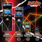 Arcade Classics Pac-Man Jr. Series Freestanding Arcade Game with Pac-Man, Galaga and Dig Dug