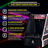 Arcade Classics Atari Tempest Counter Series Tabletop Arcade Game with 5 Built-In Games and Spinner Controller
