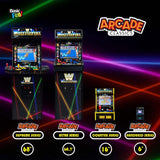 Arcade Classics Atari Tempest Counter Series Tabletop Arcade Game with 5 Built-In Games and Spinner Controller