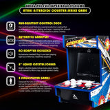 Arcade Classics Atari Asteroids Counter Series Tabletop Arcade Game with 5 Built-In Games and Trackball