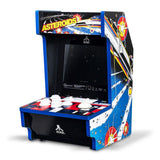 Arcade Classics Atari Asteroids Counter Series Tabletop Arcade Game with 5 Built-In Games and Trackball