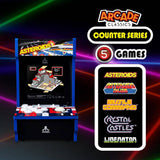 Arcade Classics Atari Asteroids Counter Series Tabletop Arcade Game with 5 Built-In Games and Trackball