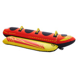 VEVOR 3 Person Towable Tube for Boating, Hot Dog Water Tube