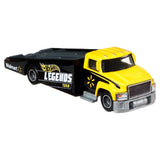 2-Vehicle Hot Wheels Legends Team Transport 1:64 Scale Set – Custom Corvette Stingray Coupe & Carry On