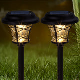 GIGALUMI 6 Pack Solar Pathway Lights – 14.4 lm LED Garden Lights